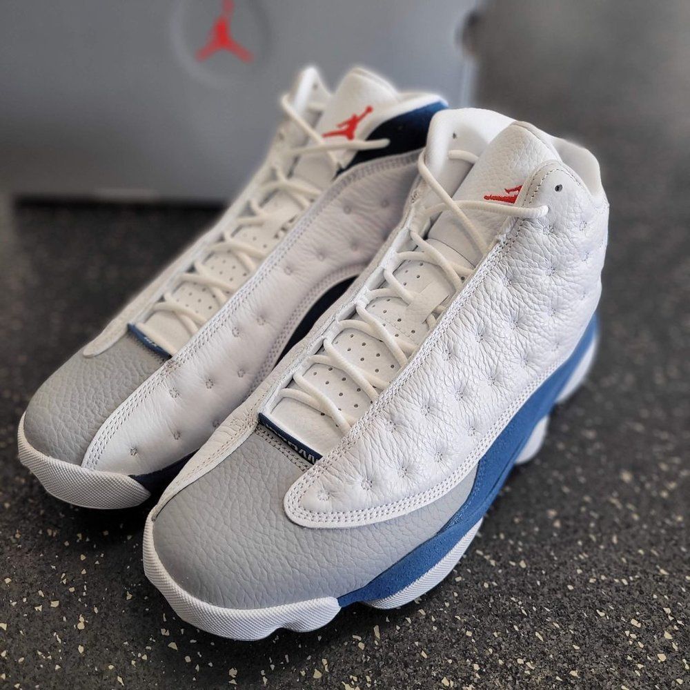 Nike Air Jordan 13 French Blue White GS (DJ3003-164) Youth Size 6.5Y - Picture 2 of 8